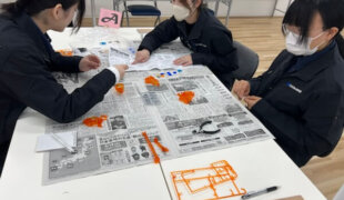 現場系新人教育の様子